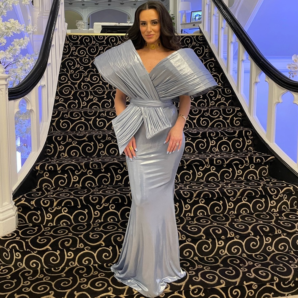 Elegant Metallic Gown